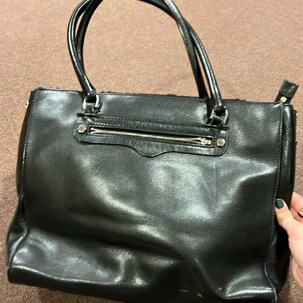 Black Rebecca Minkoff Tote with Tassels